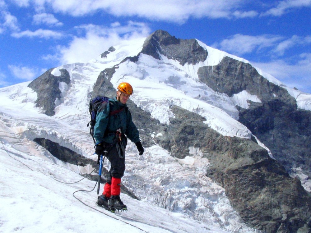 Abstieg vom Fortezzagrat vor dem Biancograt