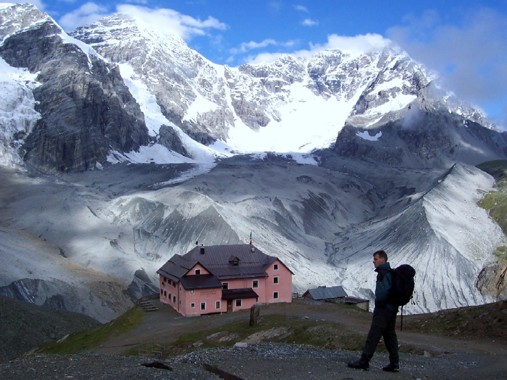 Schaubachhtte mit Ortler