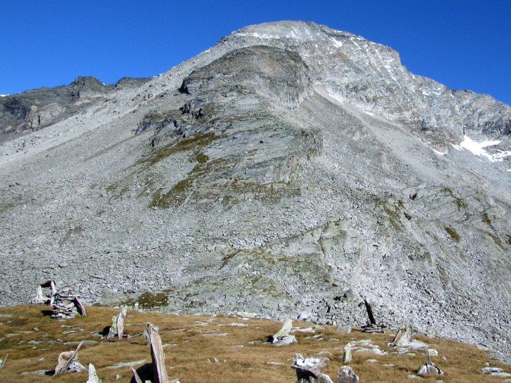 Auftiegsroute zum Hohen Riffler
