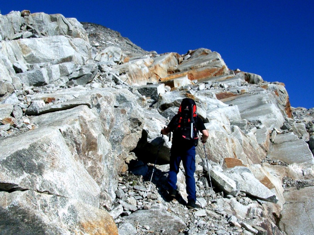 Aufstieg ber den Sdostgrat zum Olperer