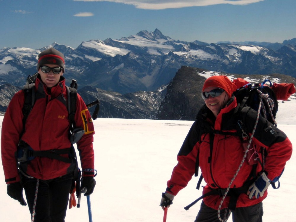 Helmut und ich vorm Groglockner