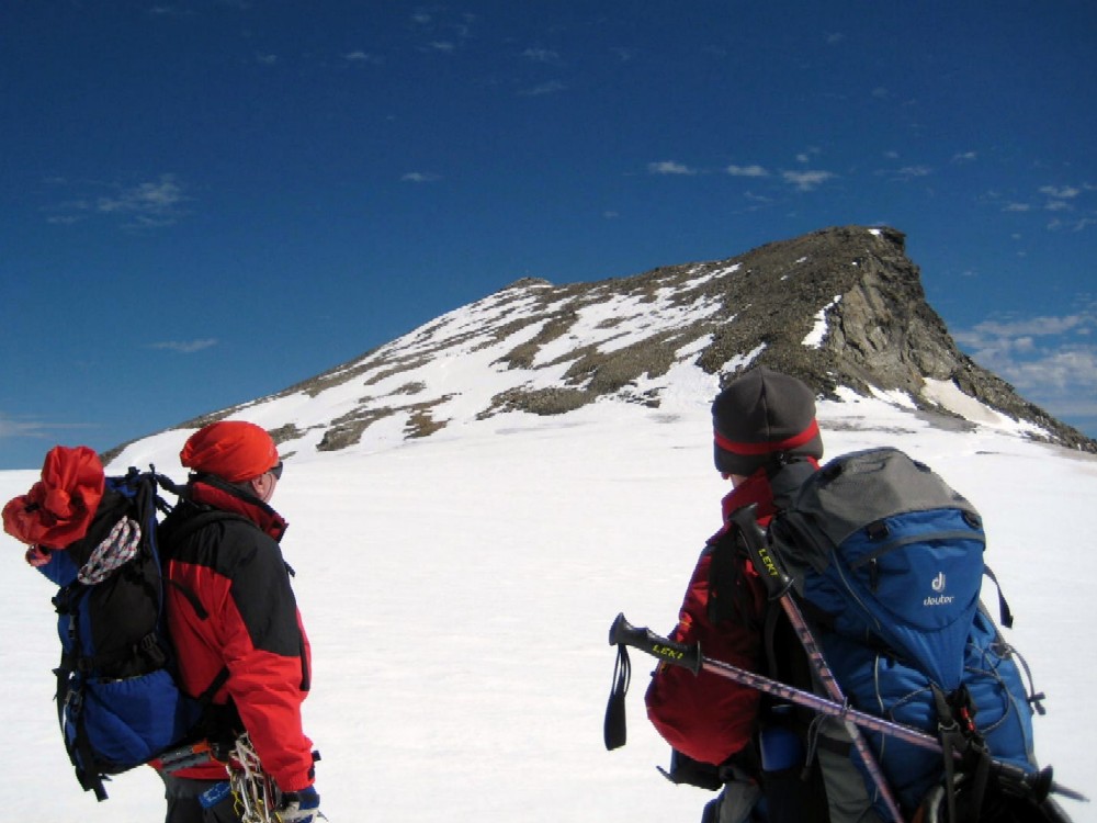 Aufstieg zur Kristallwand