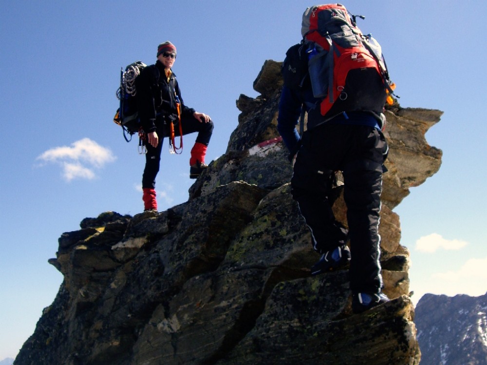 Abstieg ber'n Klettersteig