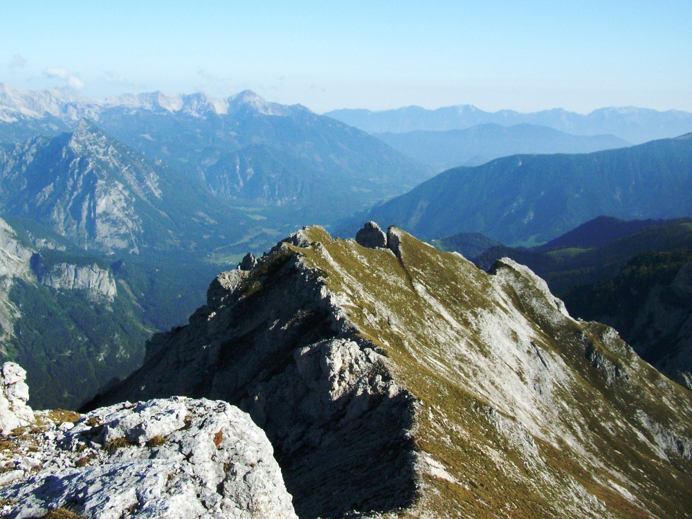 Blick vom Almkogel ins Stodertal
