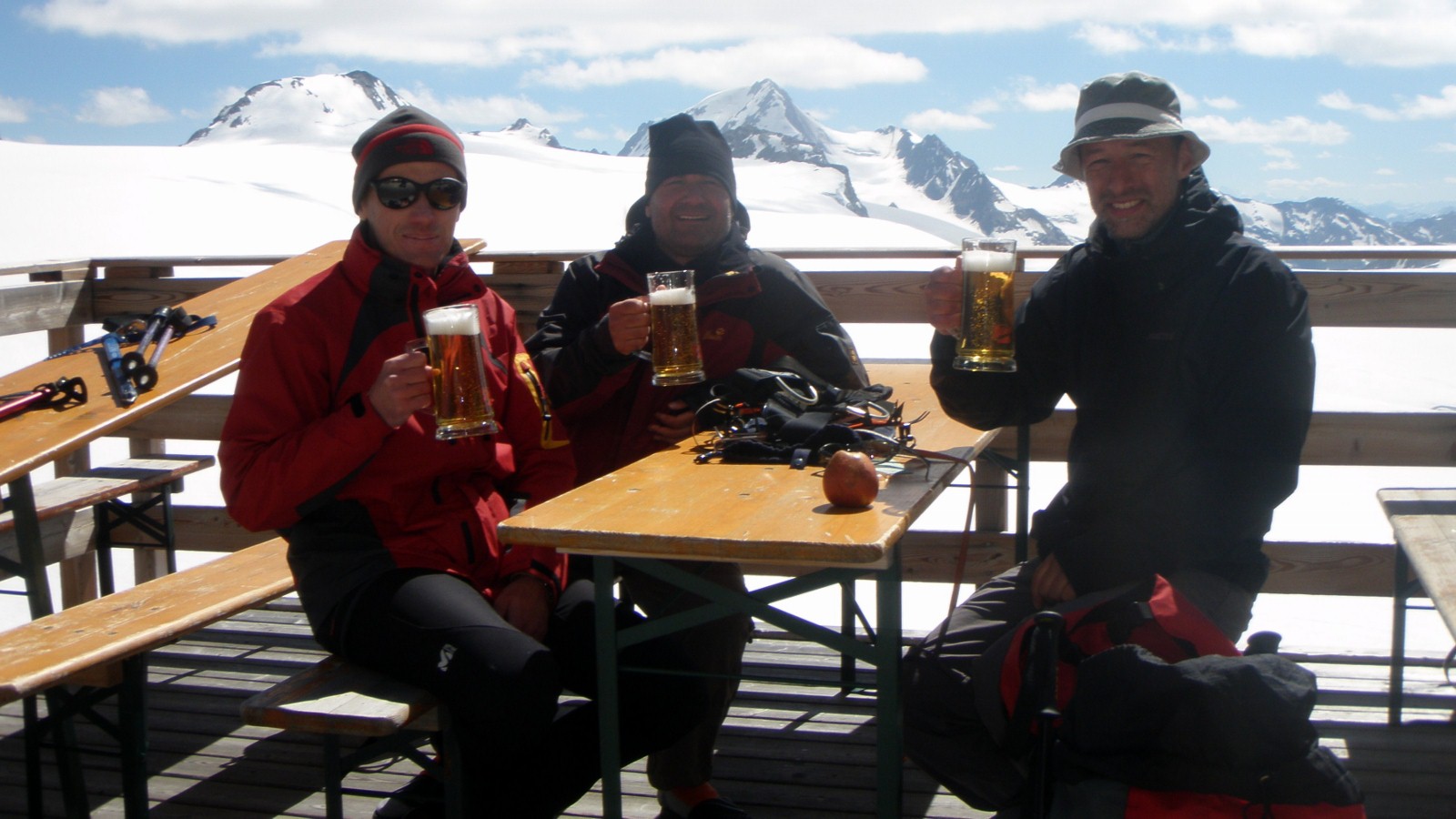 Auf der Sonnenterrasse des Brandenburger Hauses