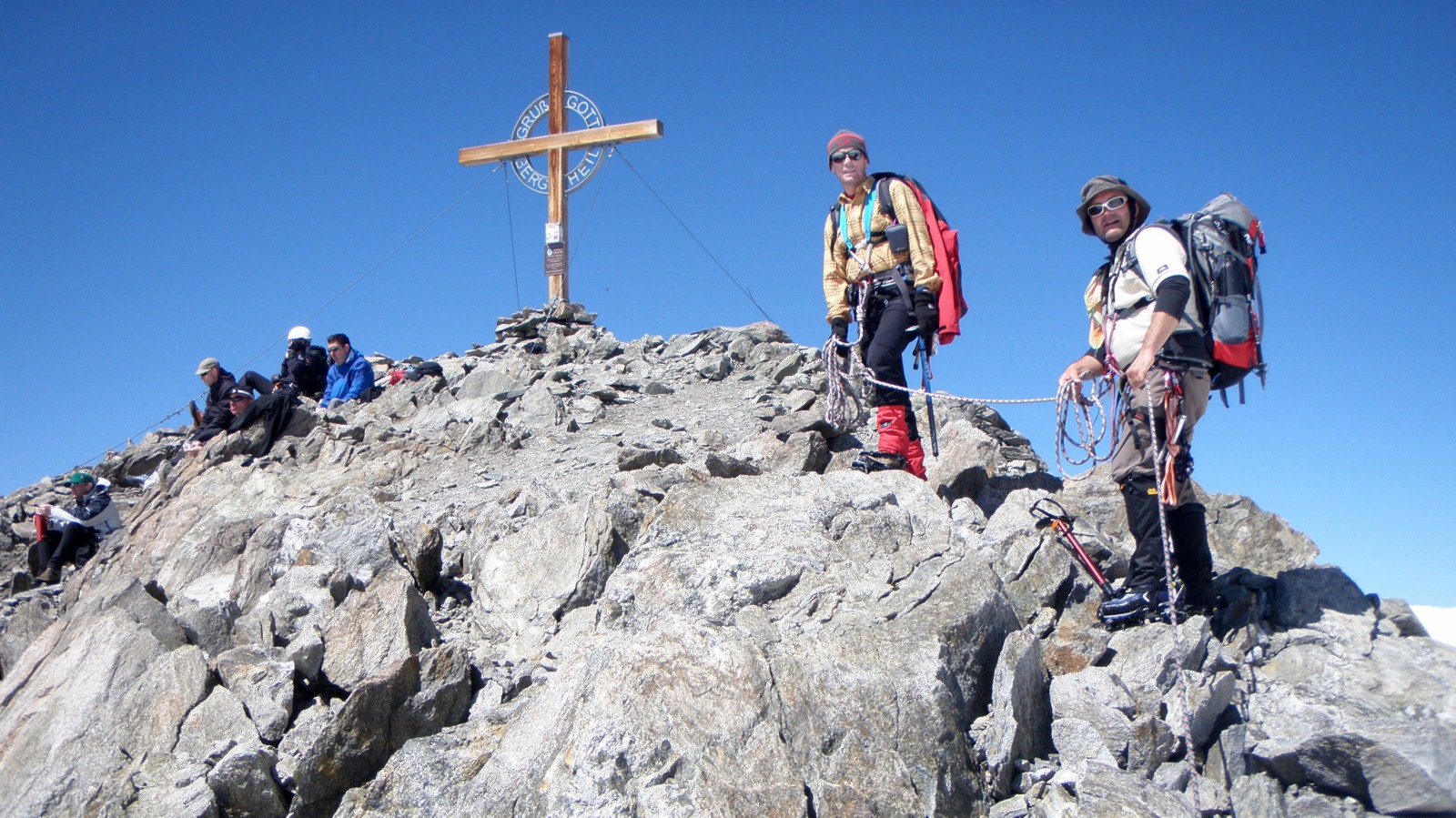 Auf dem Gipfel der Weiseespitze