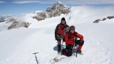 Gipfelfoto auf der Vincentpyramide
