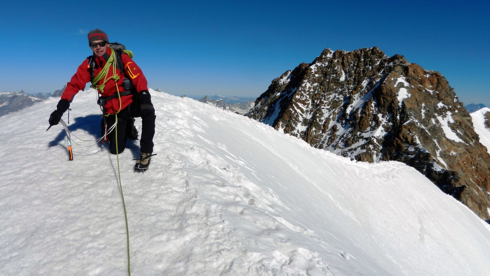 Auf der Zummsteinspitze