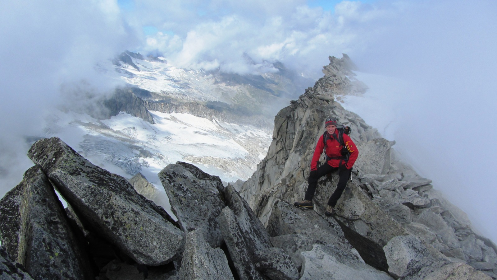 Auf dem Gipfel des Schwarzenstein