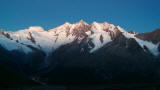 Morgenstimmung ber Saas Fee